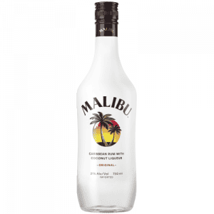 Malibu Flavored Caribbean Rum with Coconut Liqueur - 750 ml