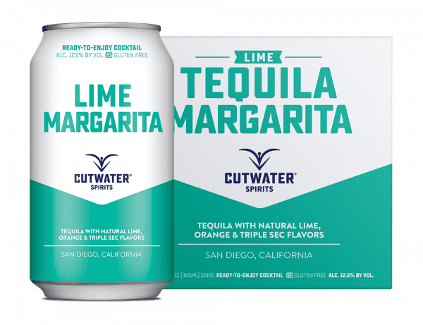 Cutwater Lime Tequila Margarita 4pk cans 12oz