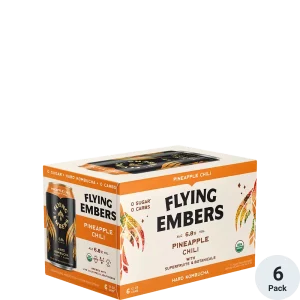 Flying Embers Pineapple Sunset Hard Kombucha - 6pk