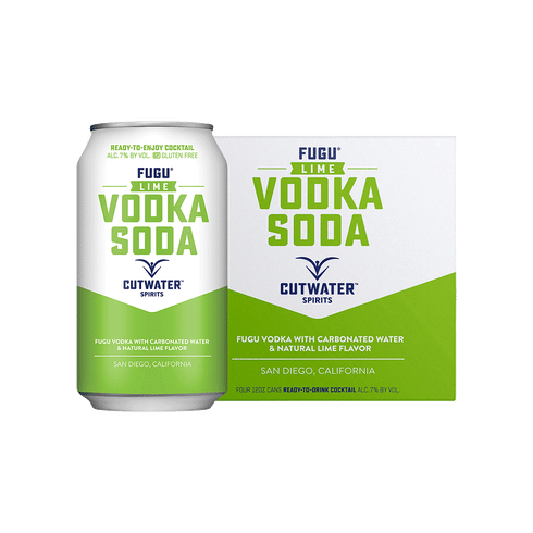 Cutwater Vodka Soda 4pk 12oz cans