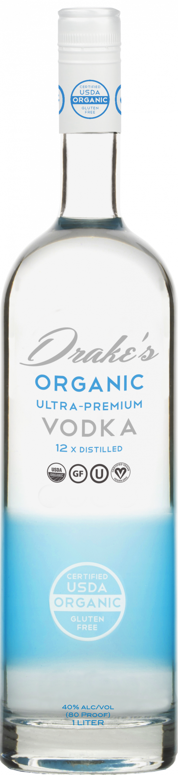 Drake's Organic Ultra-Premium Vodka 750ml