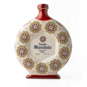 Tequila Mandala Anejo Ceramic Bottle - 1L