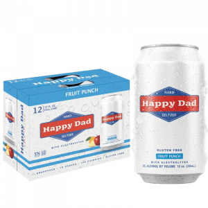 Happy Dad Seltzer Fruit Punch 12Pk-12oz Cans