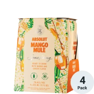 Absolut Mango Mule - 4 pack 12oz