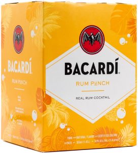 Bacardi Rum Punch - 12oz 4 pack