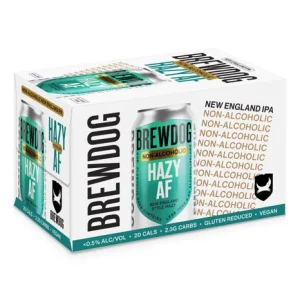 BrewDog Hazy AF, Hazy IPA, Non- Alcoholic - 6pk