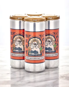 Best Coast Fizzy Skin Contact Canned Wine 4-Pack