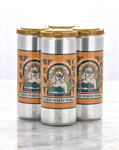 Best Coast Fizzy White Canned Wine 4-Pack