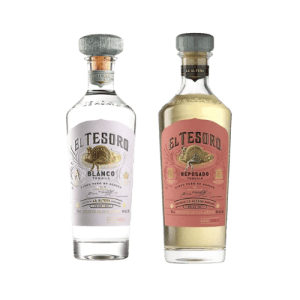 El Tesoro Blanco and Reposado Tequila 2pk